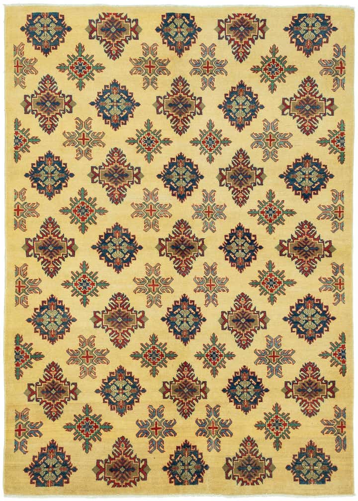 5' 9 x 8' Hand Knotted Kazak Rug