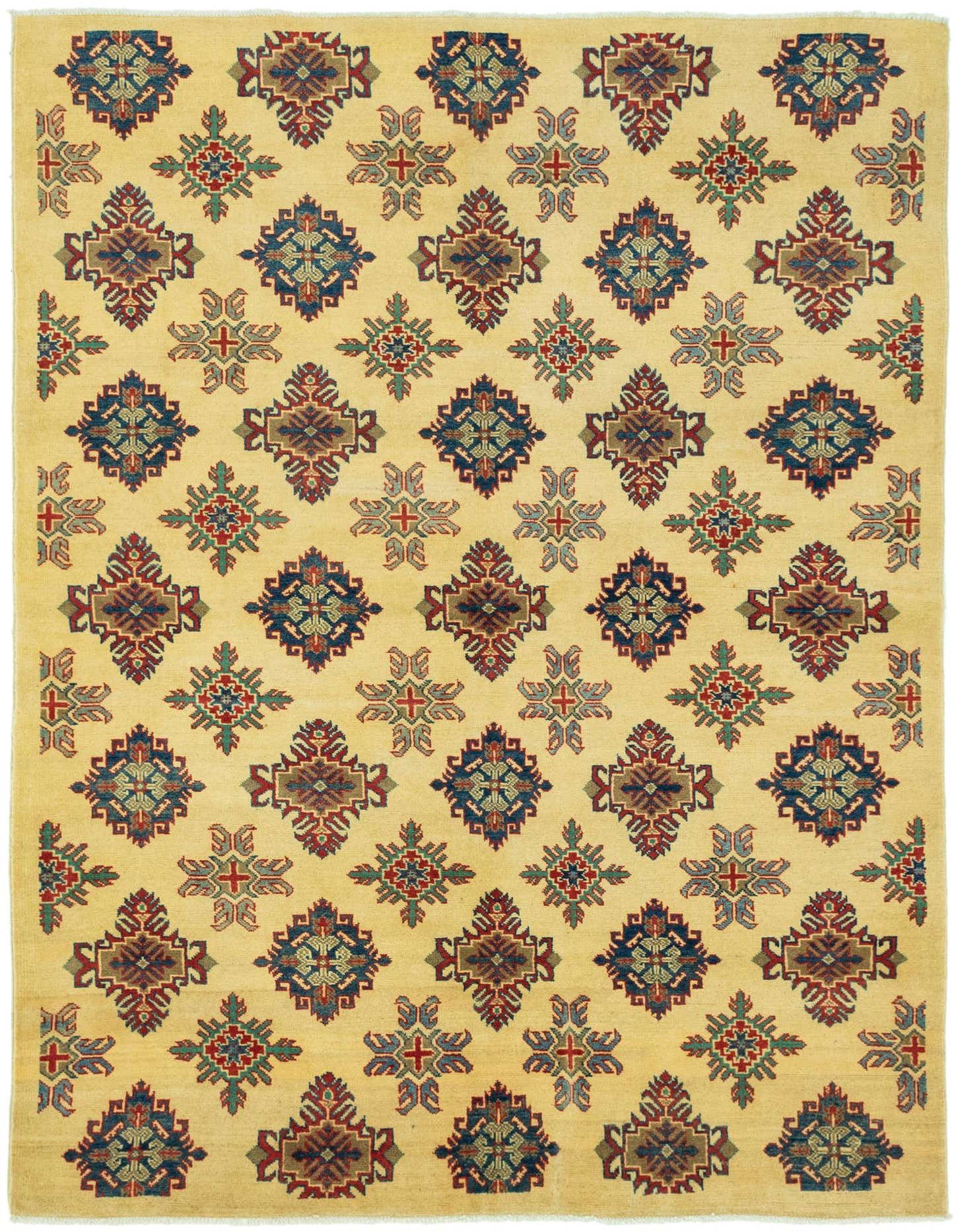 5' 9 x 8' Hand Knotted Kazak Rug