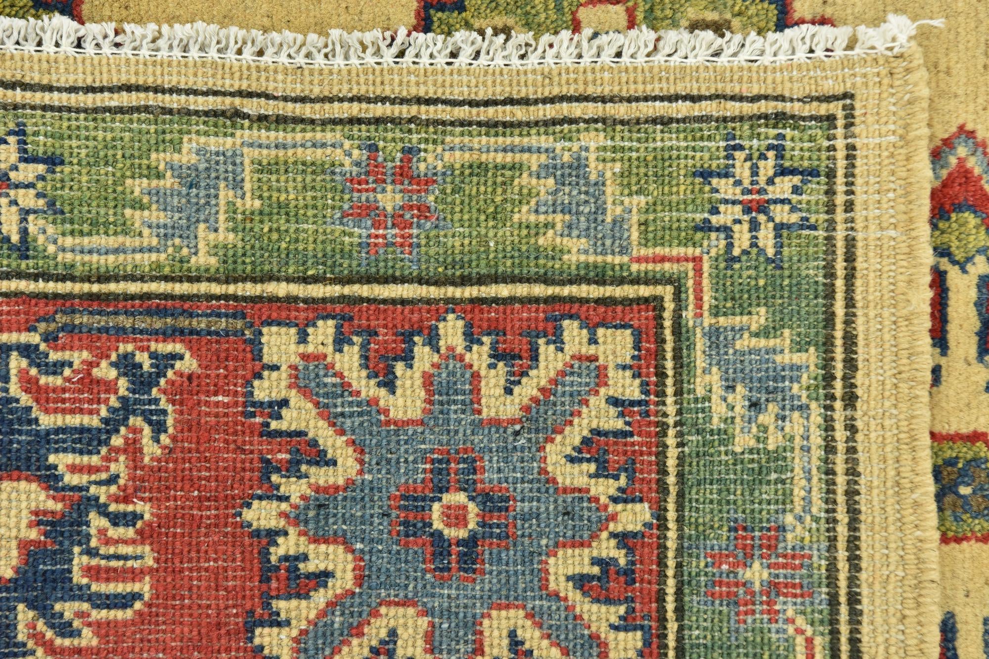 6' 10 x 8' 9 Hand Knotted Kazak Rug