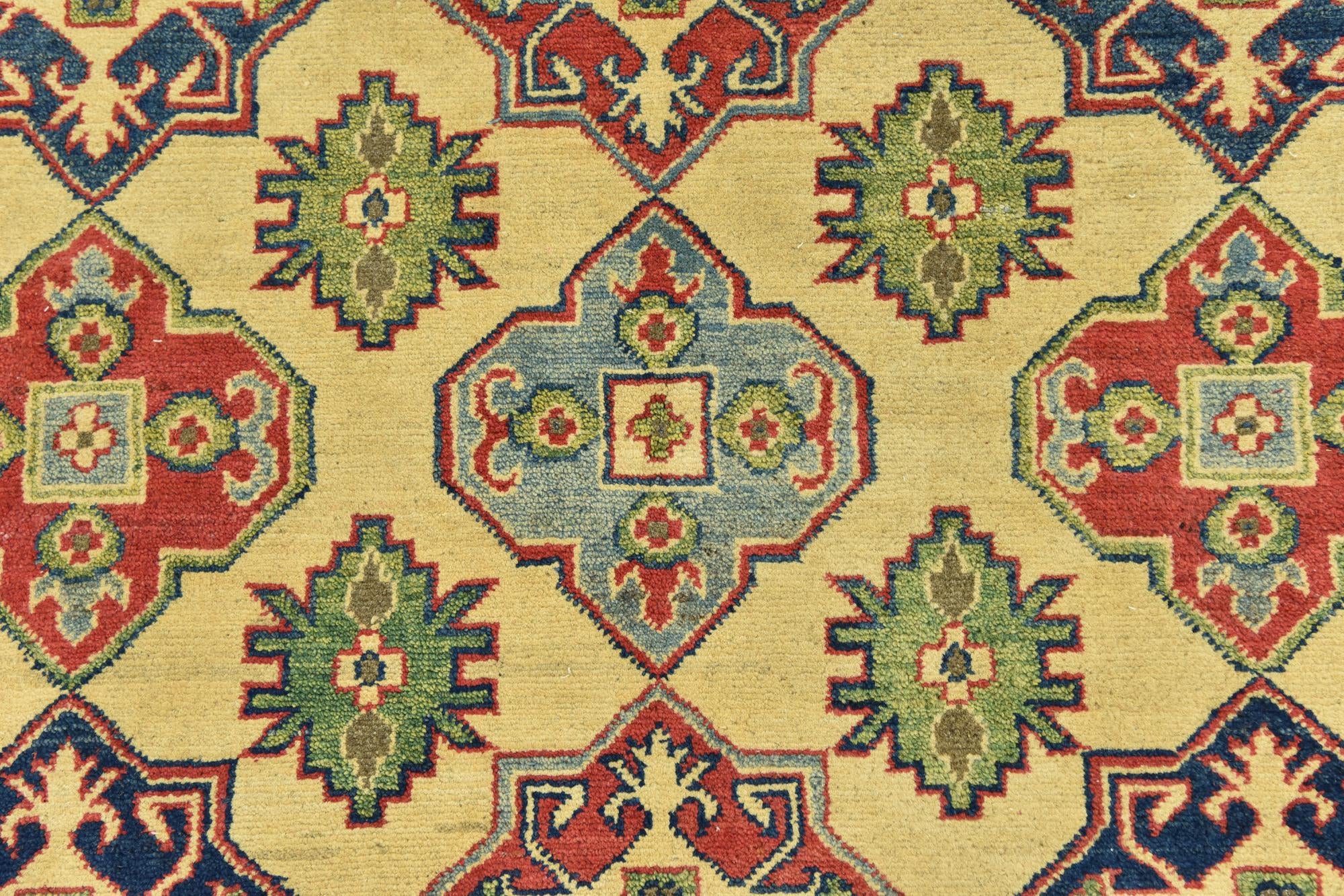 6' 10 x 8' 9 Hand Knotted Kazak Rug