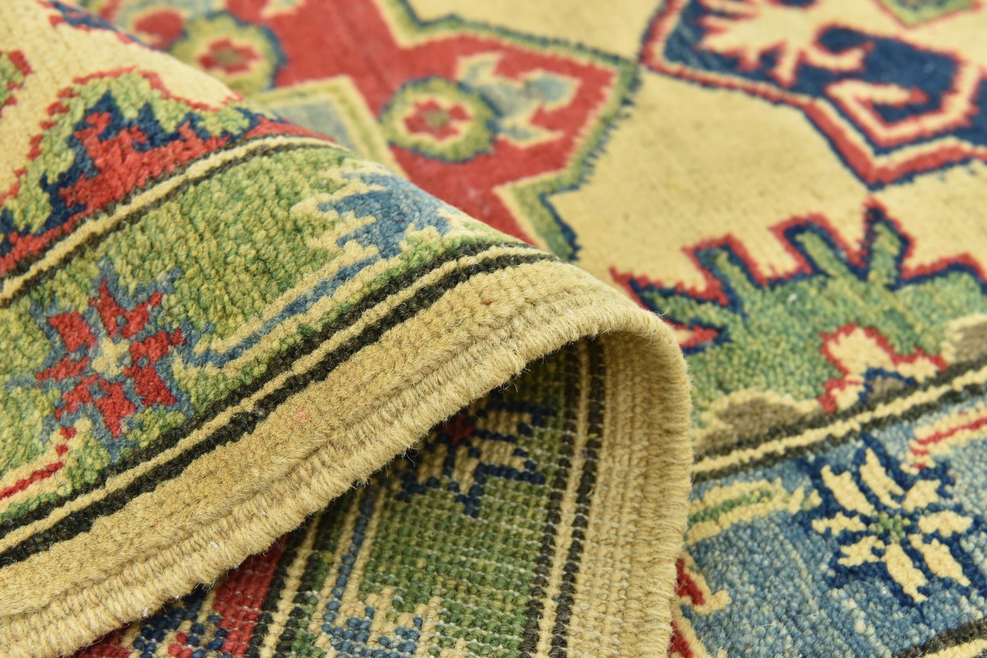 6' 10 x 8' 9 Hand Knotted Kazak Rug