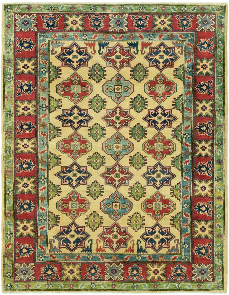 Detail image of 6' 10 x 8' 9 Hand Knotted Kazak Rug