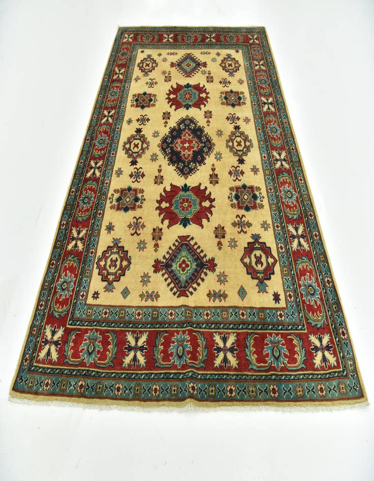 Detail image of 6' 7 x 9' 3  Hand Knotted Kazak Rug