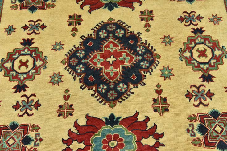 Detail image of 6' 7 x 9' 3 Hand Knotted Kazak Rug
