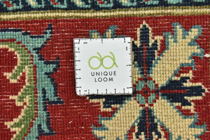 6' 7 x 9' 3 Hand Knotted Kazak Rug