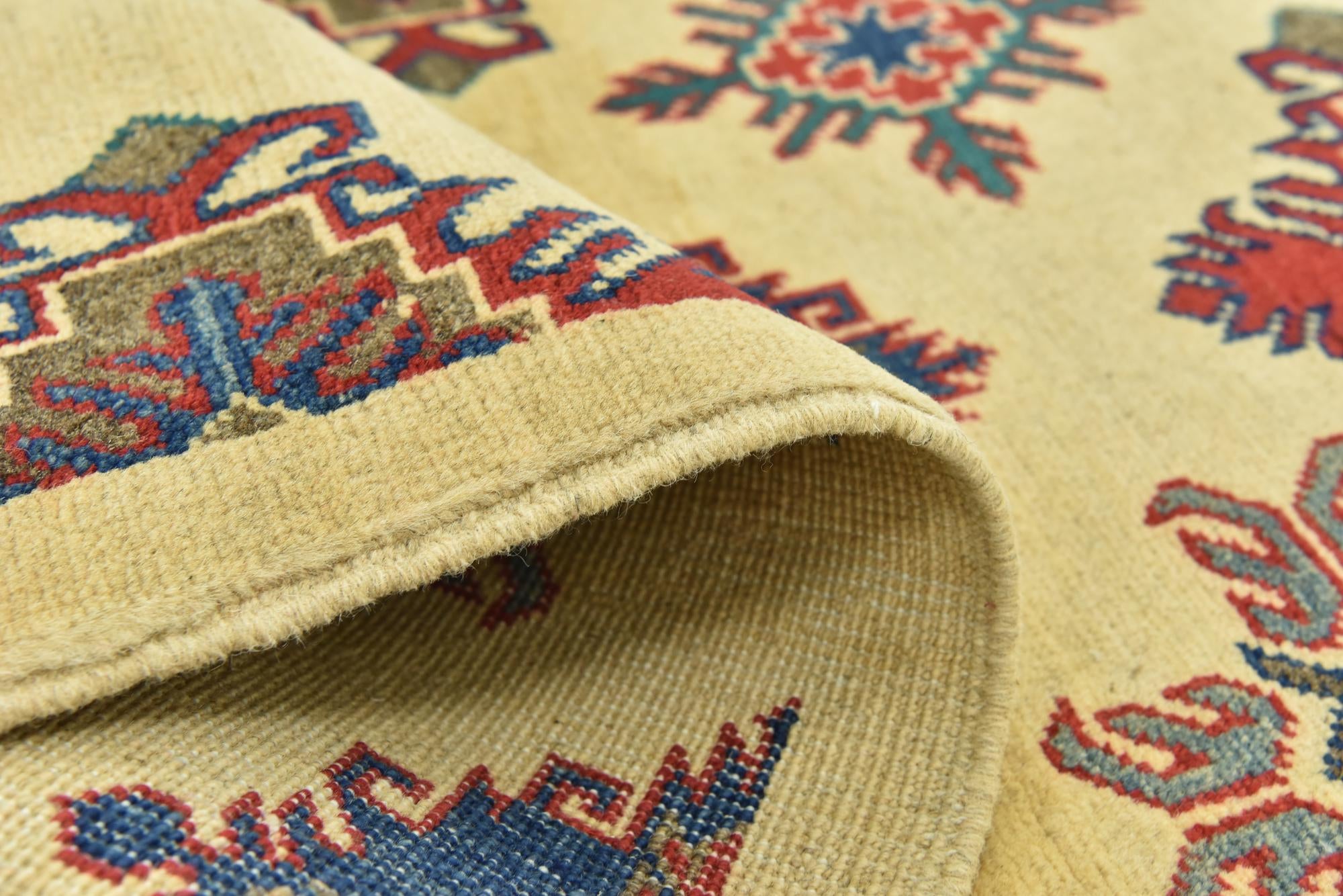 6' 8 x 9' 6 Hand Knotted Kazak Rug