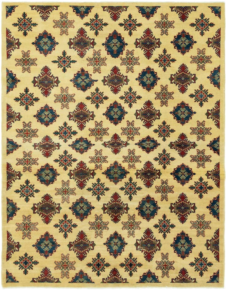 Detail image of 6' 8 x 9' 6 Hand Knotted Kazak Rug