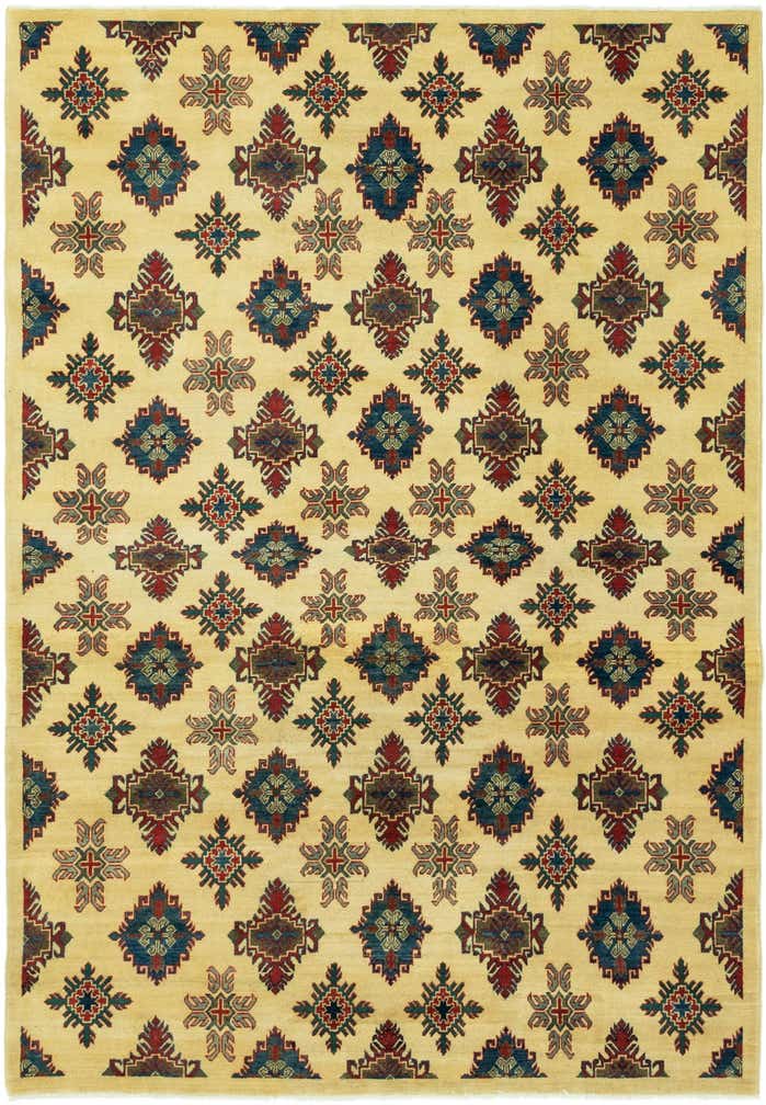 6' 8 x 9' 6 Hand Knotted Kazak Rug