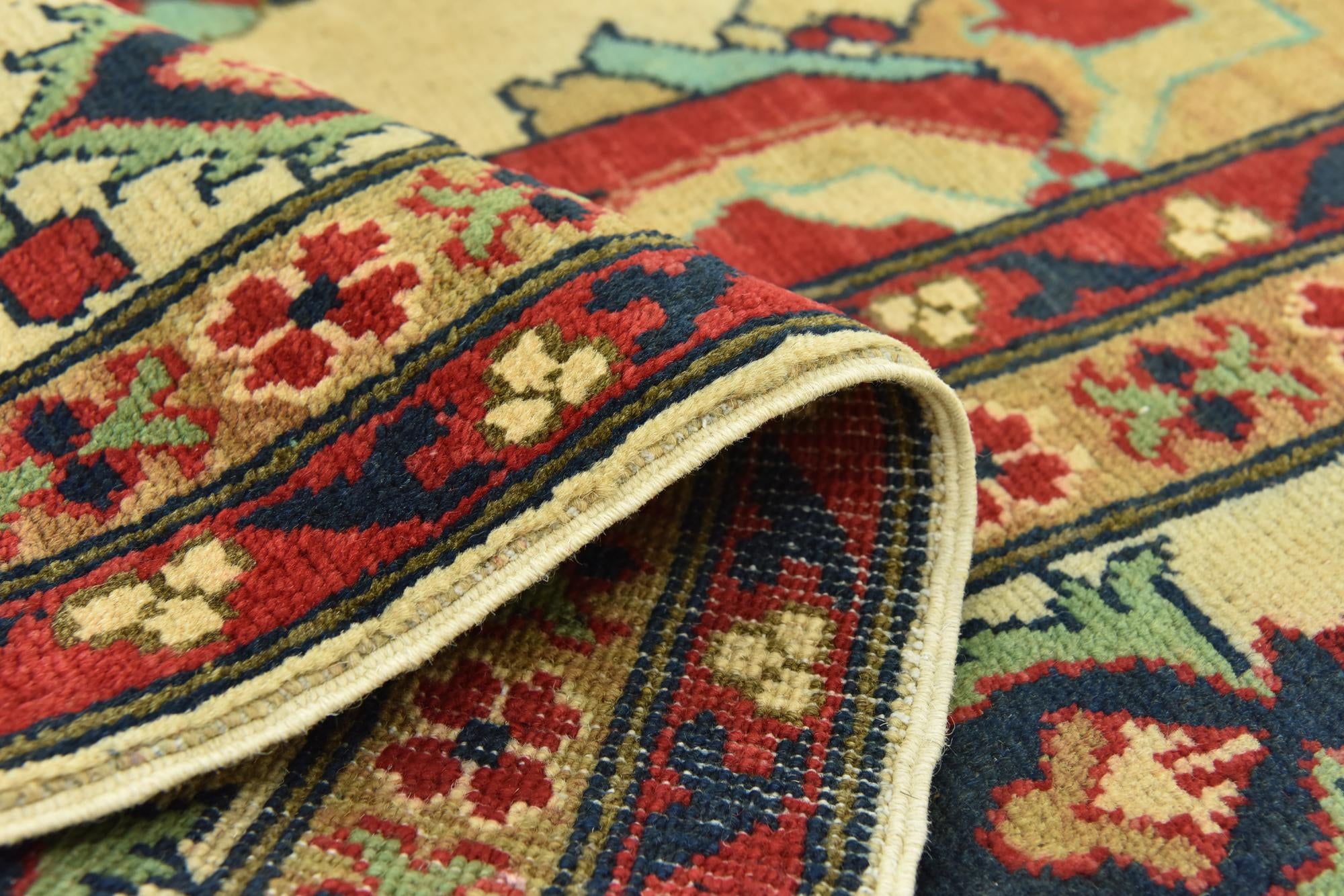 6' 6 x 9' 6 Hand Knotted Kazak Rug