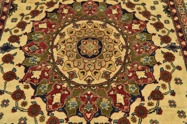 6' 7 x 10' 2 Hand Knotted Kazak Rug