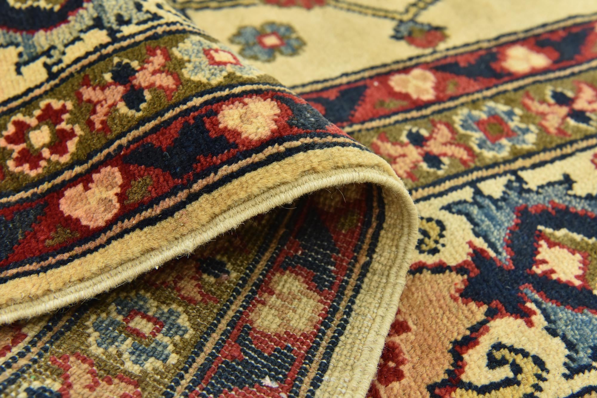 6' 7 x 10' 2 Hand Knotted Kazak Rug
