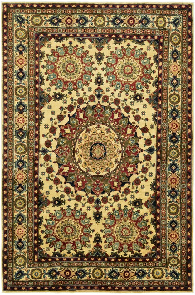 Detail image of 6' 7 x 10' 2 Hand Knotted Kazak Rug
