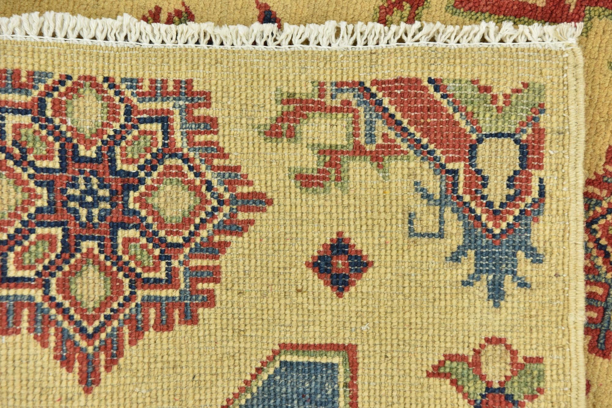 6' 7 x 9' 9 Hand Knotted Kazak Rug