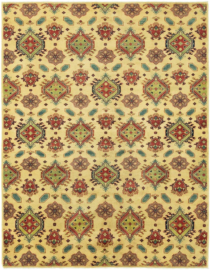 Detail image of 6' 7 x 9' 9 Hand Knotted Kazak Rug