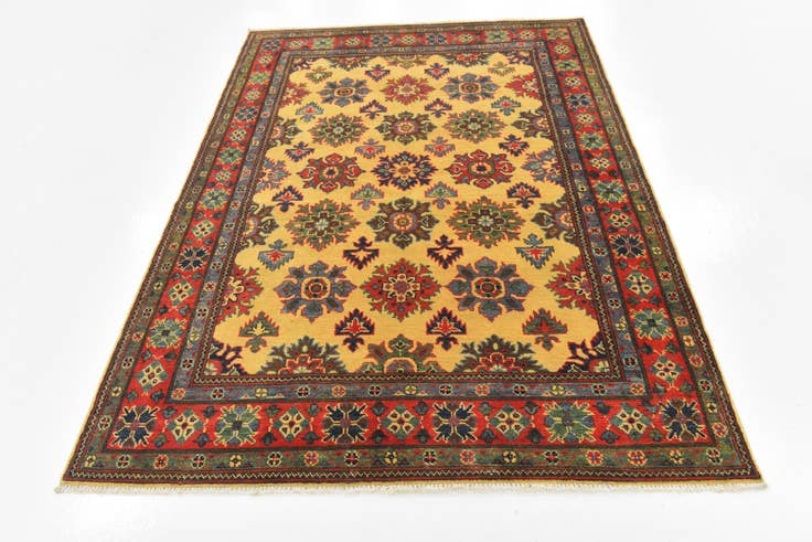 Detail image of 5' x 7' Hand Knotted Kazak Rug
