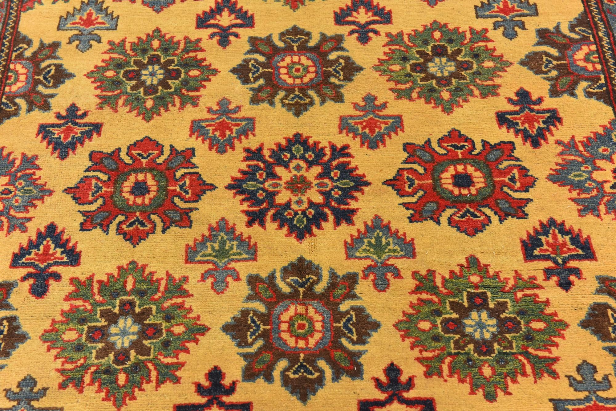 5' x 7' Hand Knotted Kazak Rug