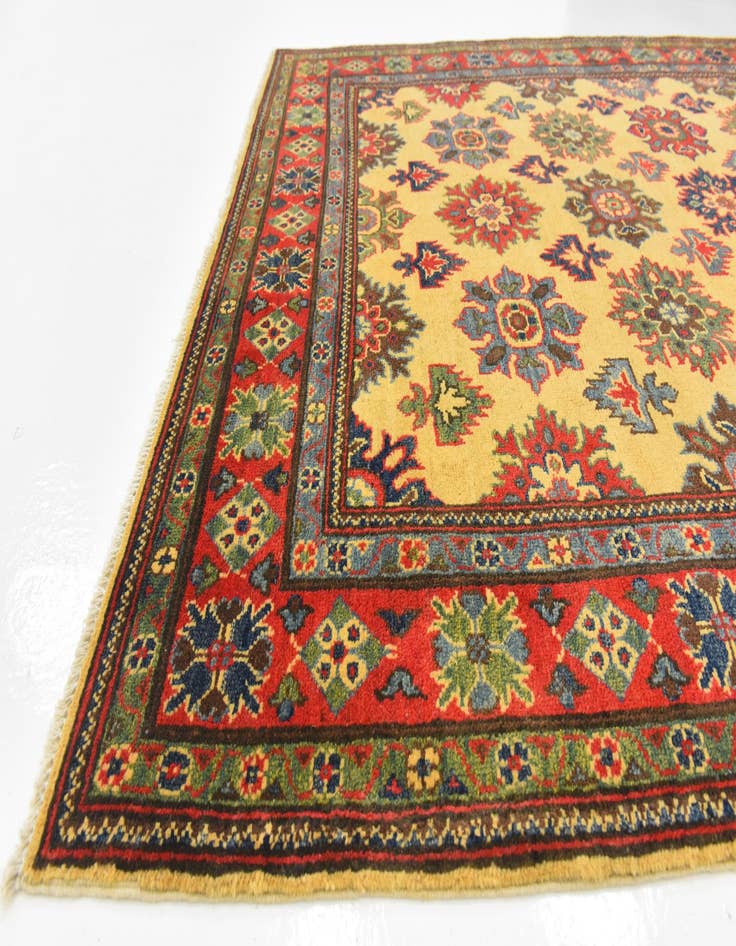 Detail image of 5' x 7'  Hand Knotted Kazak Rug