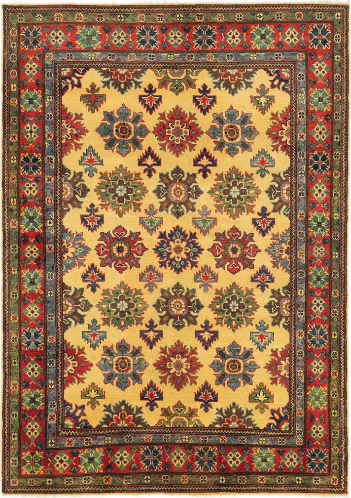 5' x 7' Hand Knotted Kazak Rug