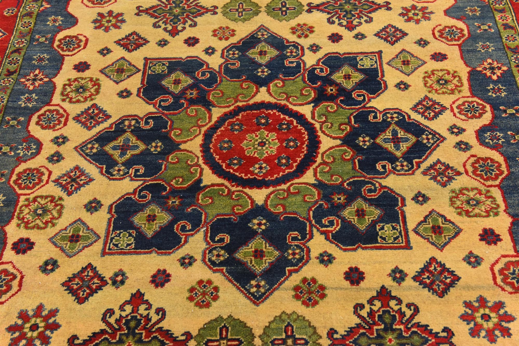 6' 8 x 10' 1 Hand Knotted Kazak Rug