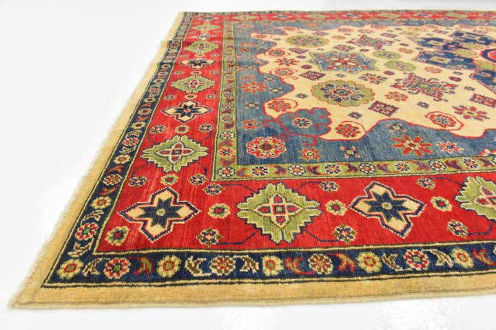 6' 8 x 10' 1 Hand Knotted Kazak Rug