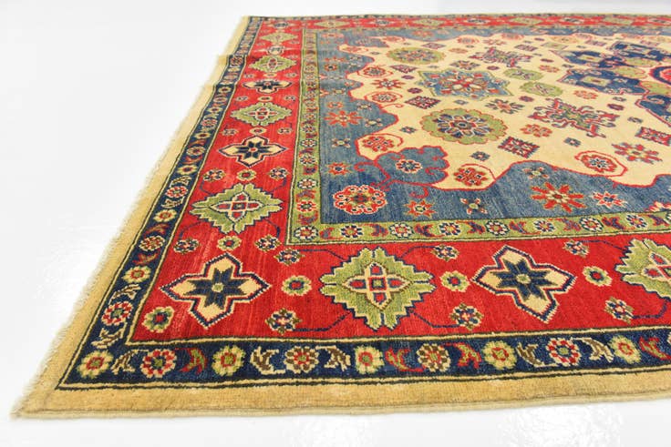 Detail image of 6' 8 x 10' 1 Hand Knotted Kazak Rug