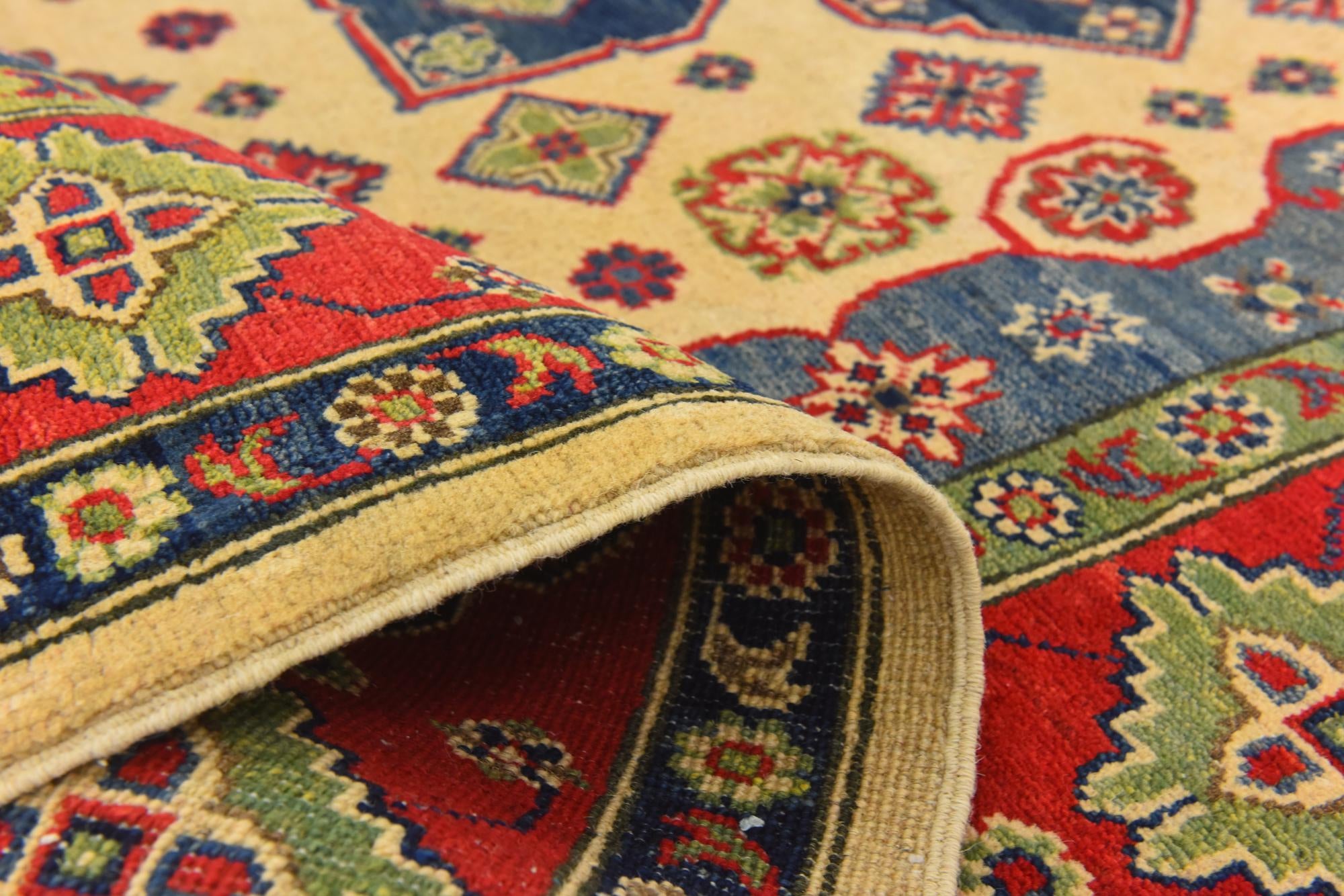 6' 8 x 10' 1 Hand Knotted Kazak Rug