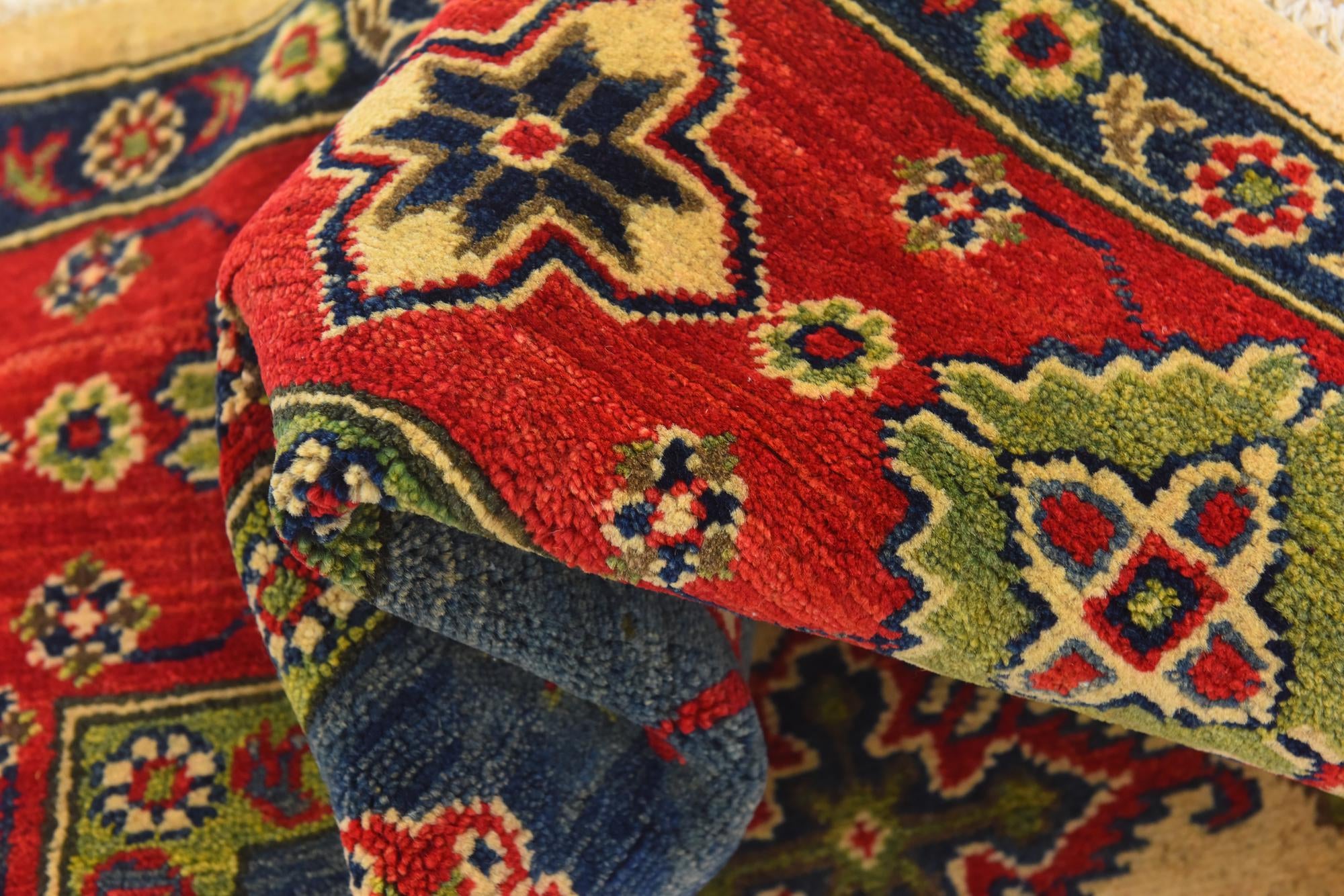 6' 8 x 10' 1 Hand Knotted Kazak Rug