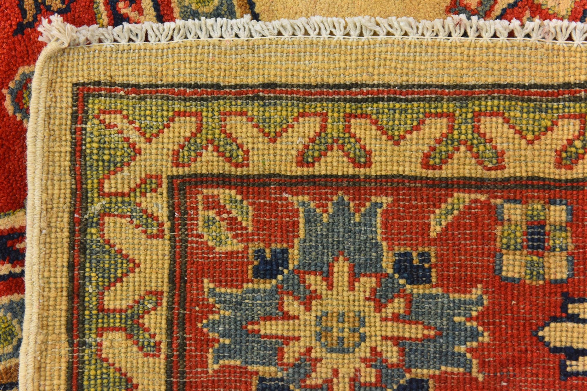 6' 1 x 9' 7 Hand Knotted Kazak Rug