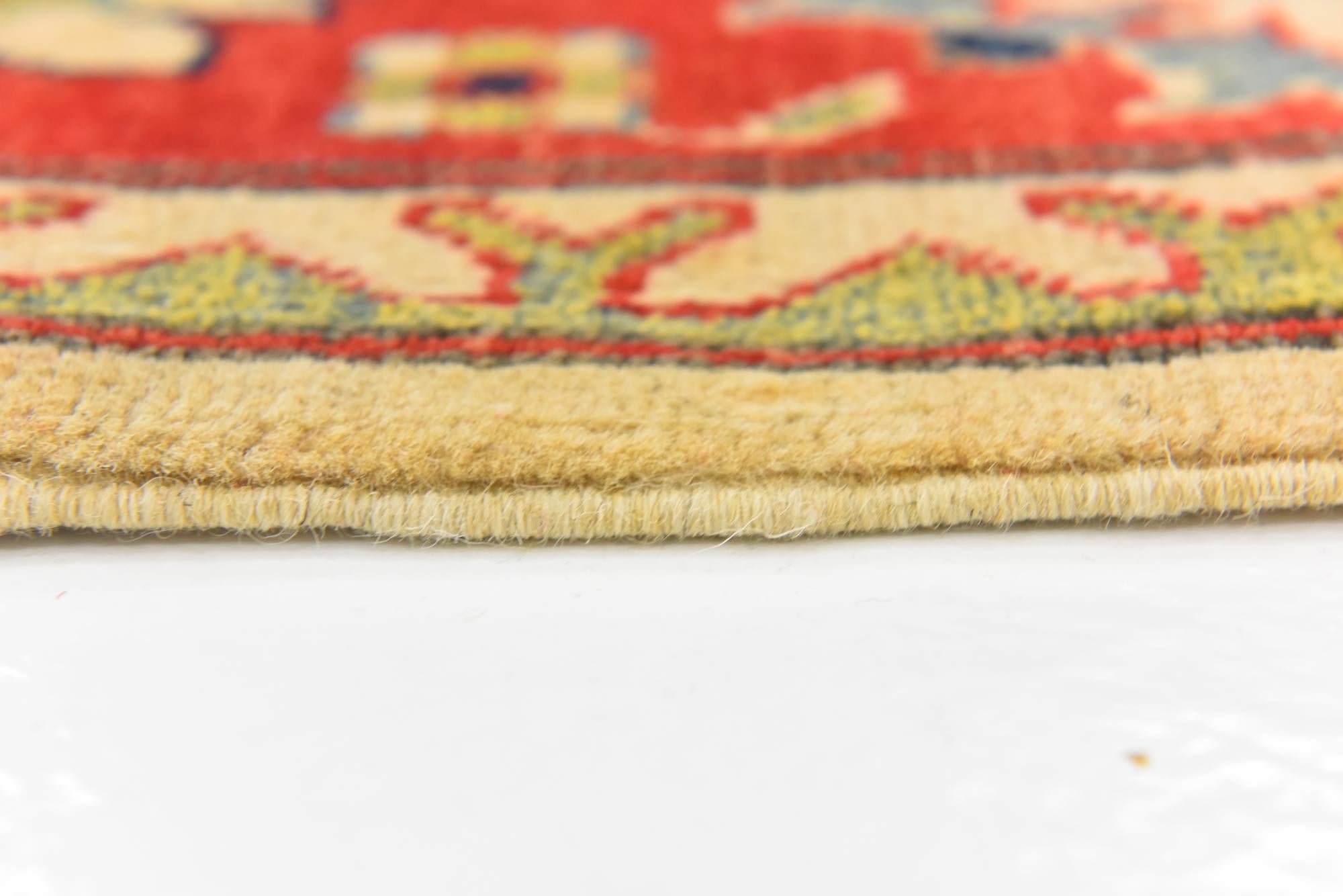 6' 1 x 9' 7 Hand Knotted Kazak Rug