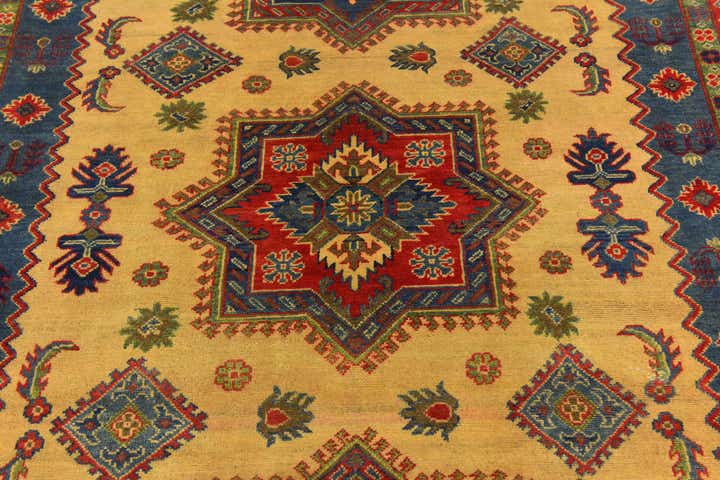 6' 8 x 9' 8 Hand Knotted Kazak Rug