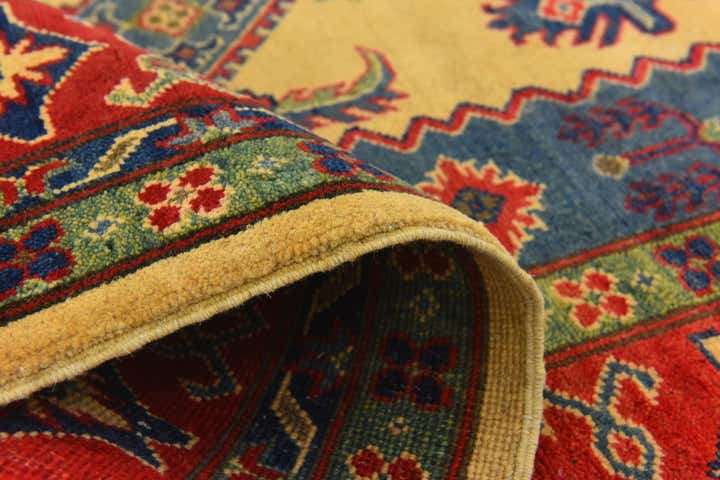 6' 8 x 9' 8 Hand Knotted Kazak Rug
