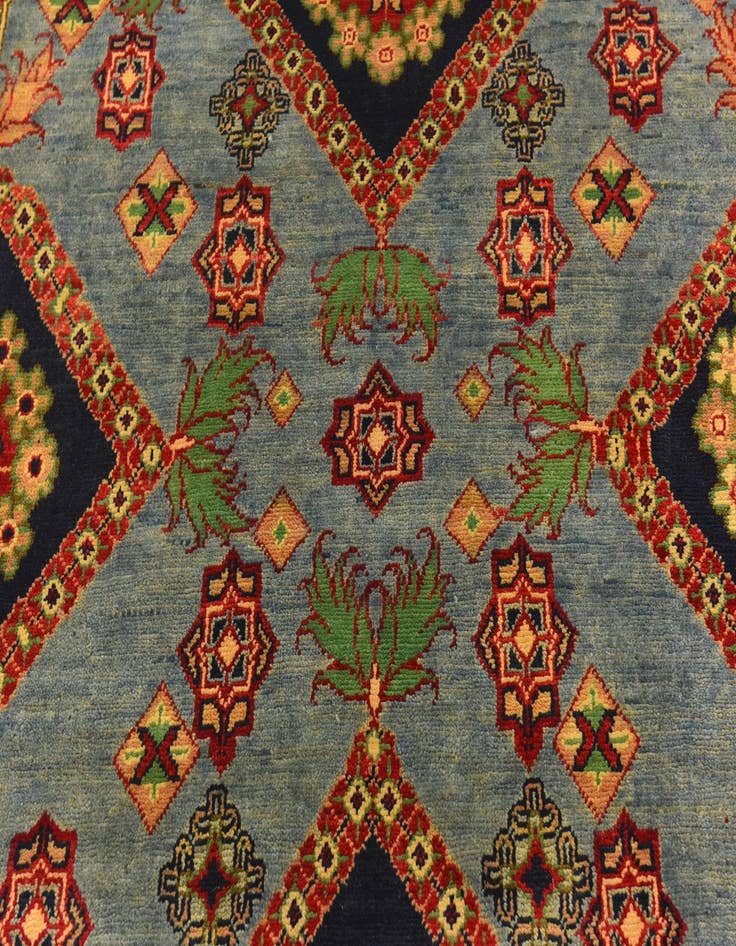 Detail image of 6' 8 x 9' 11  Hand Knotted Kazak Rug
