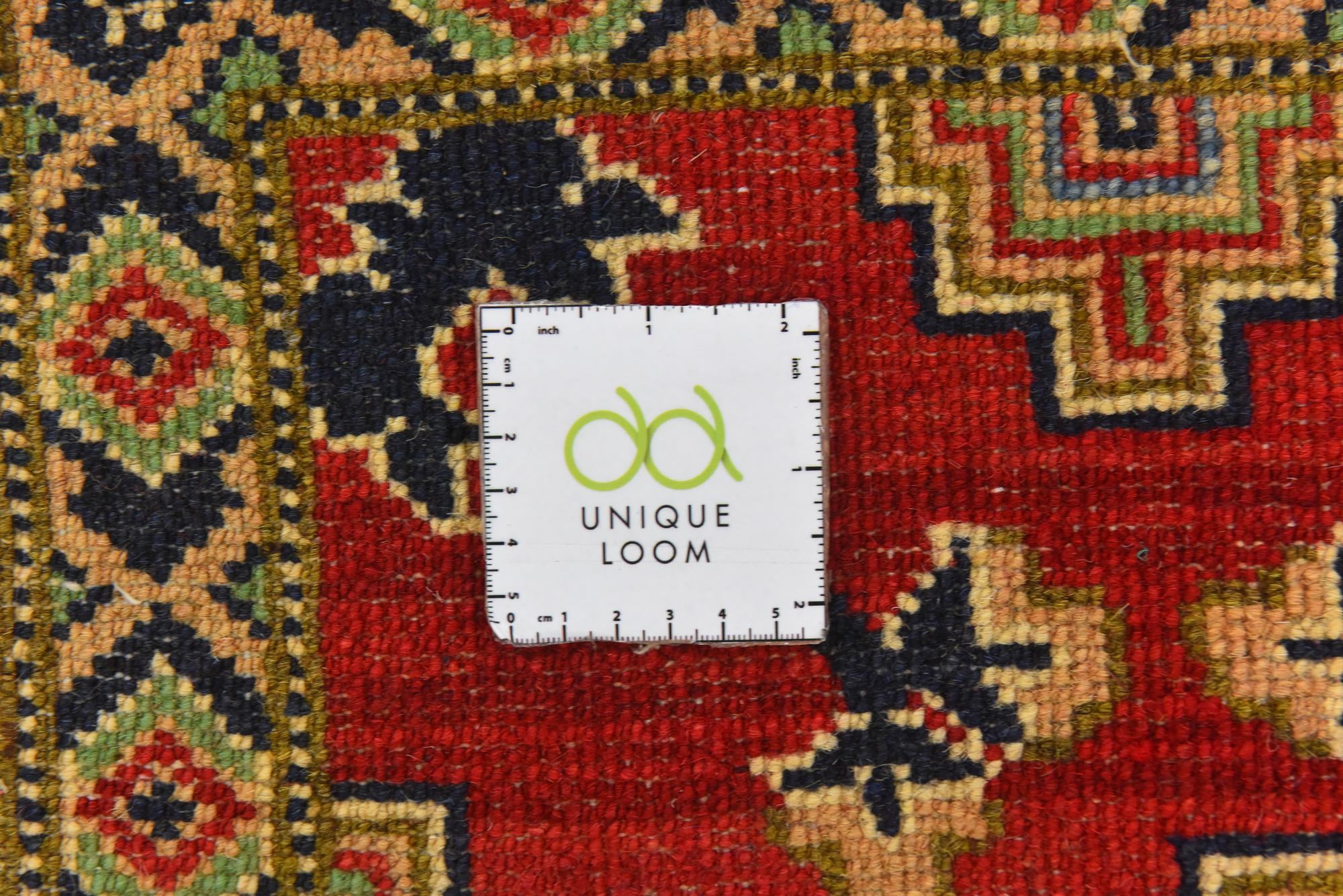 6' 8 x 9' 11 Hand Knotted Kazak Rug