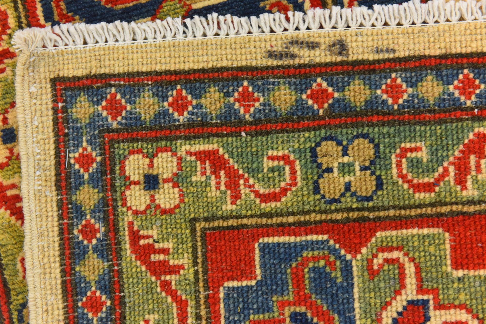 6' 2 x 8' 10 Hand Knotted Kazak Rug
