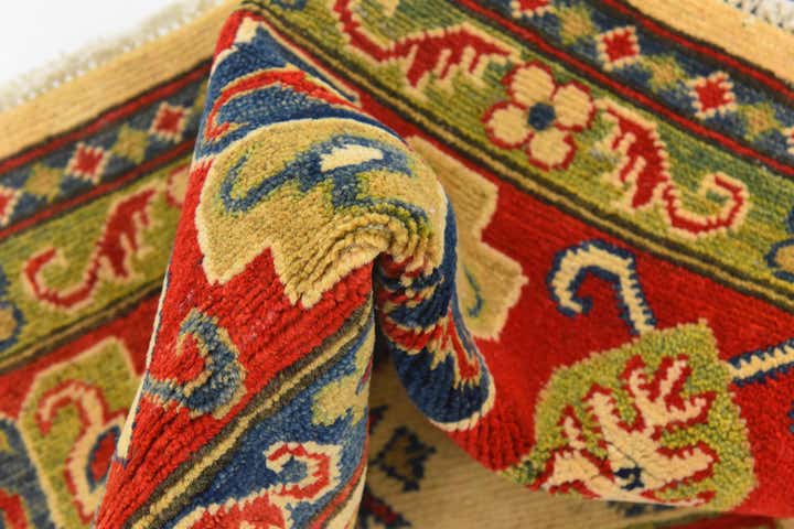 6' 2 x 8' 10 Hand Knotted Kazak Rug