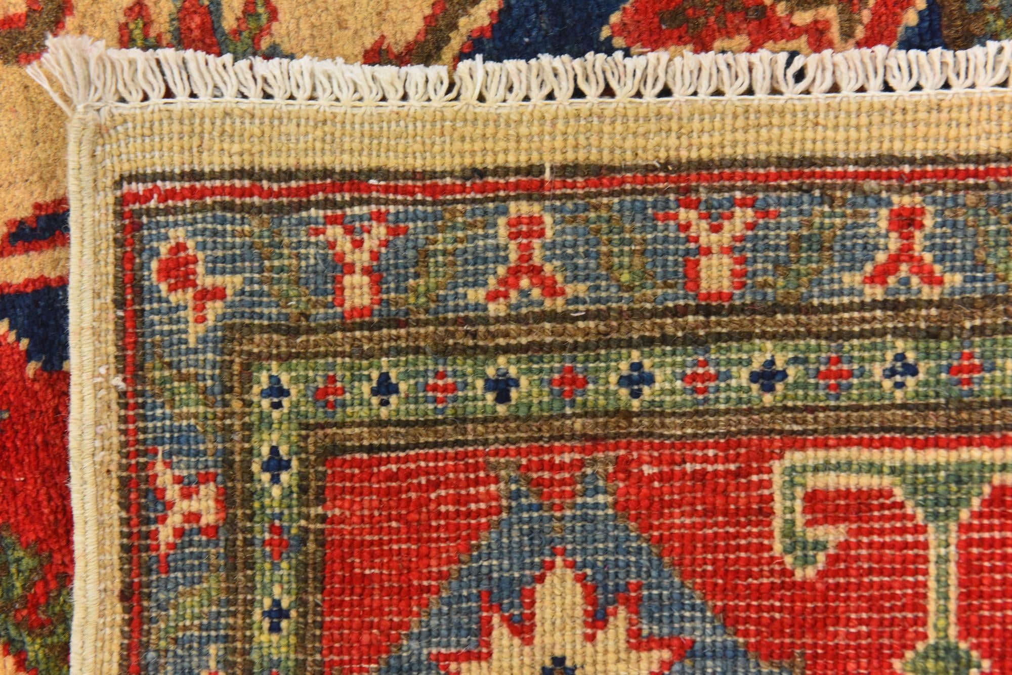 5' 10 x 9' 2 Hand Knotted Kazak Rug