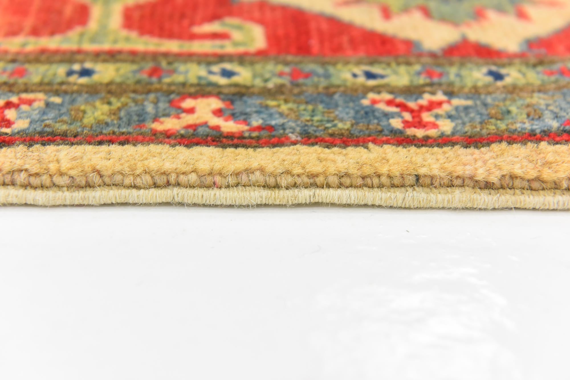 5' 10 x 9' 2 Hand Knotted Kazak Rug