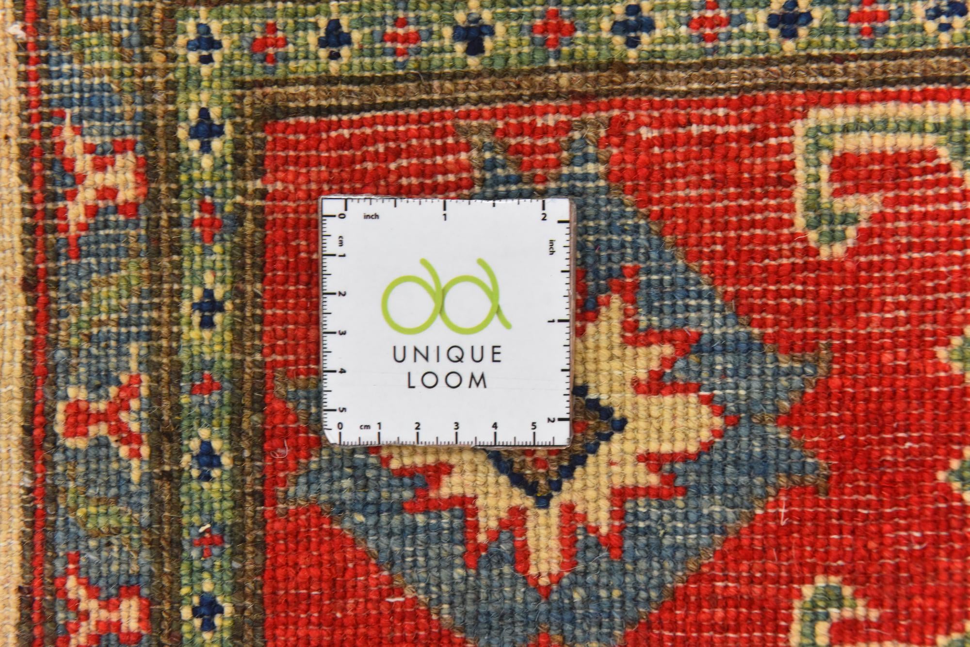 5' 10 x 9' 2 Hand Knotted Kazak Rug