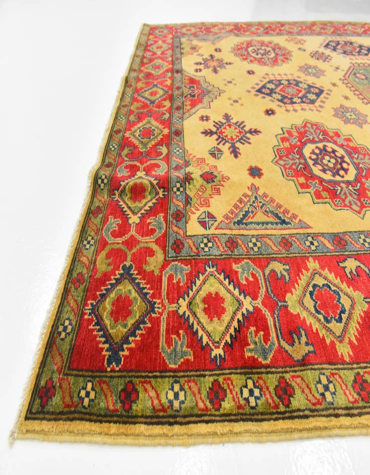 Detail image of 6' 7 x 9' 8  Hand Knotted Kazak Rug