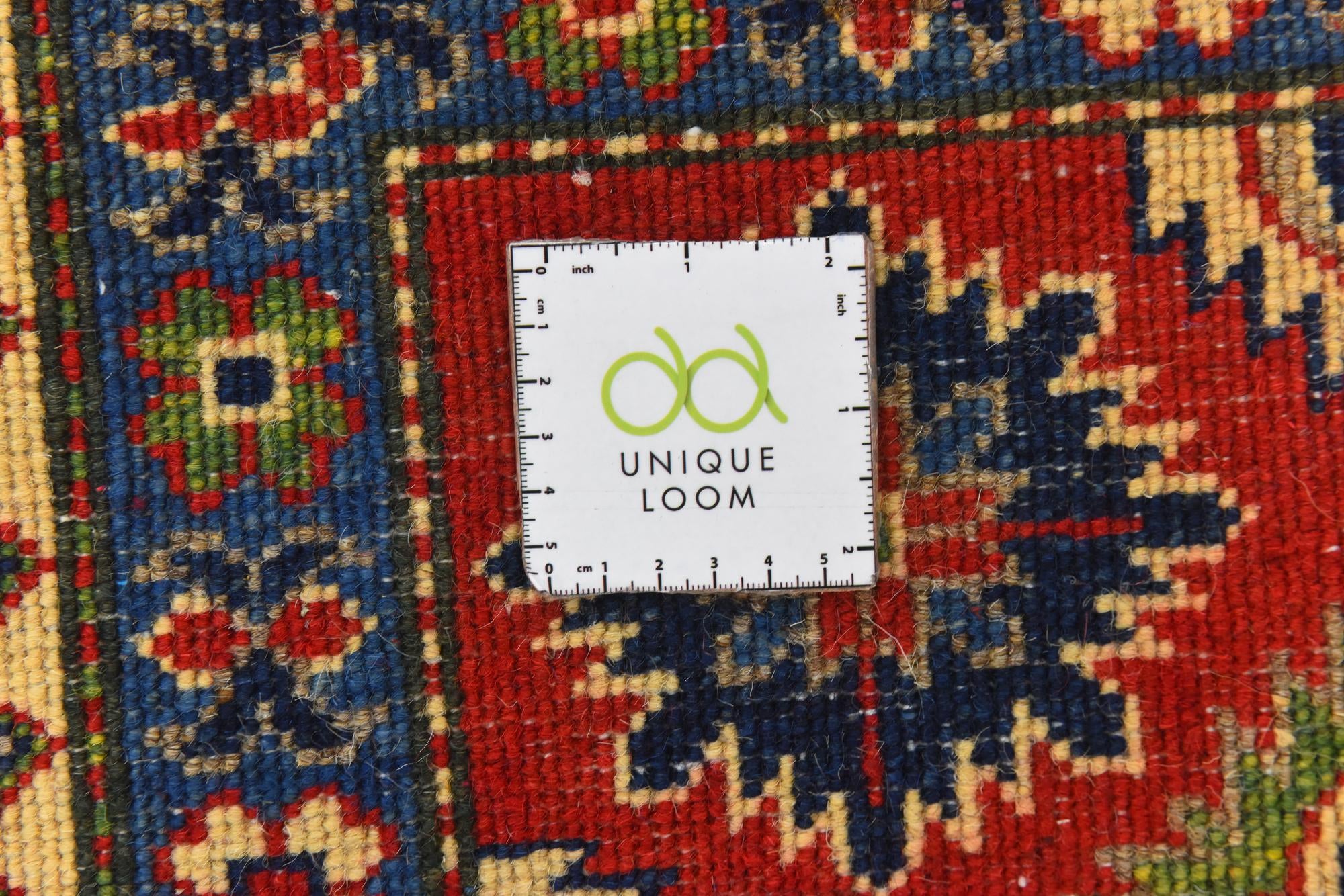6' 7 x 9' 9 Hand Knotted Kazak Rug