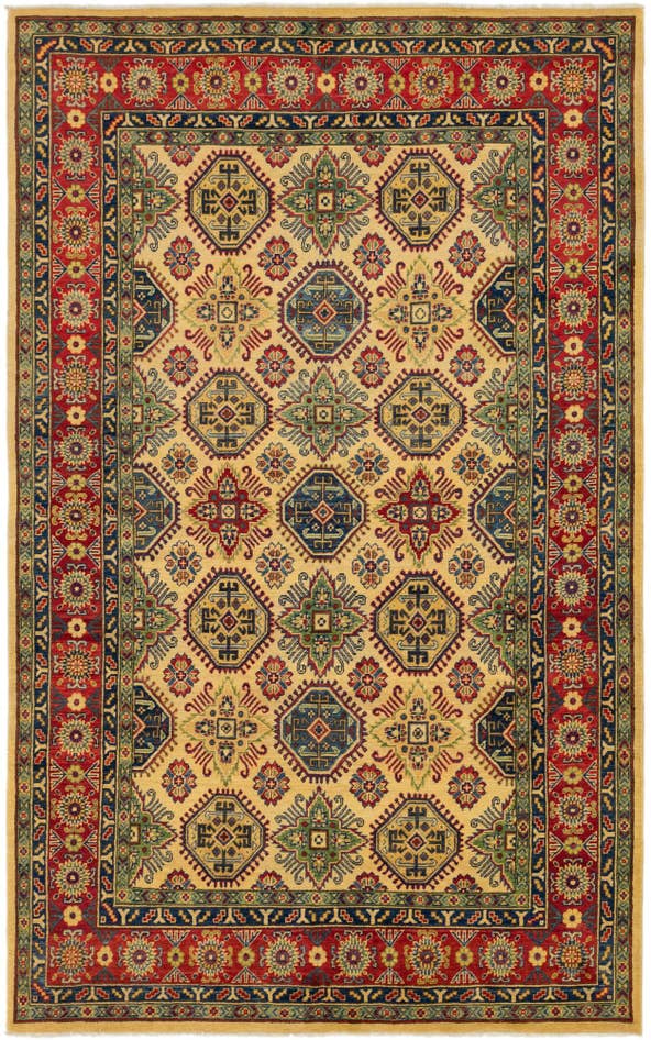 Detail image of 6' x 9' 11 Hand Knotted Kazak Rug