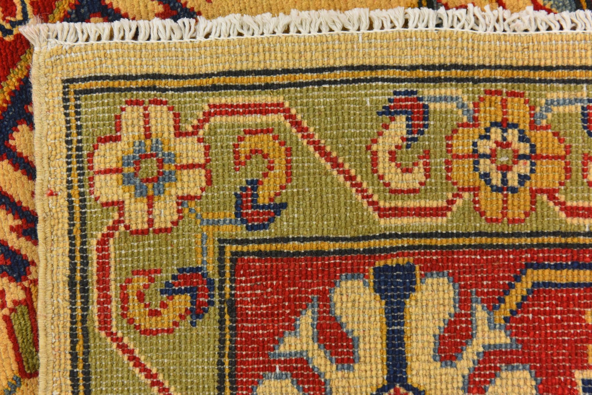 6' 4 x 9' 7 Hand Knotted Kazak Rug