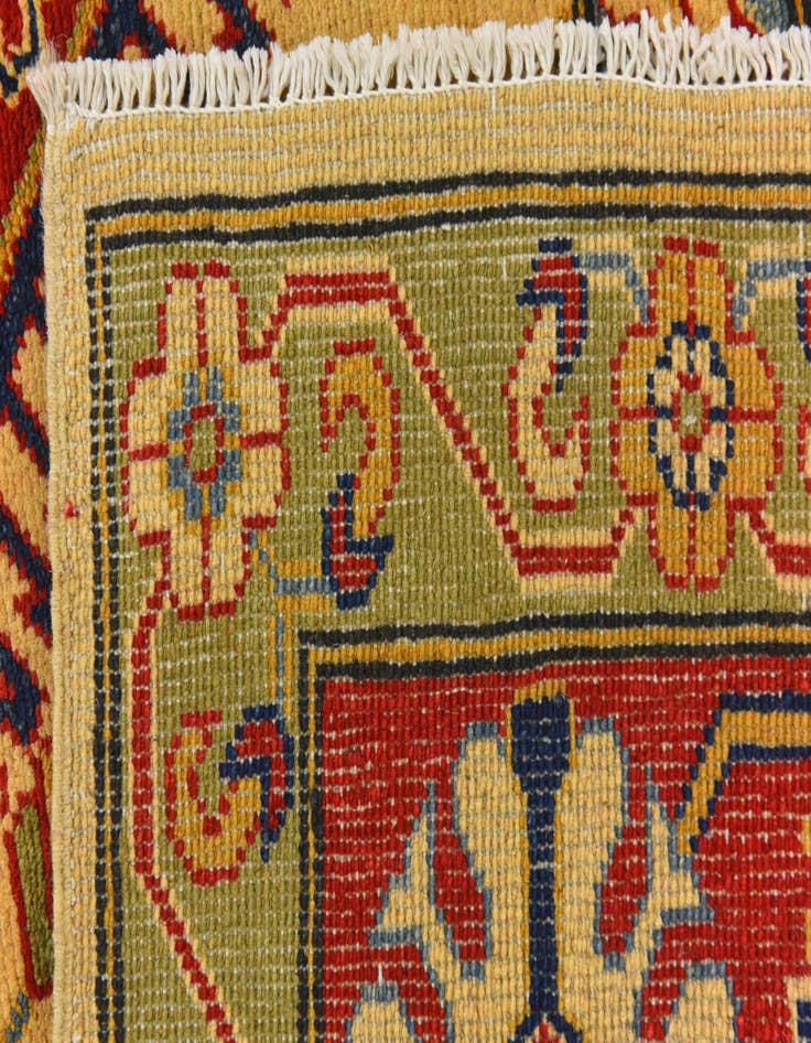 Detail image of 6' 4 x 9' 7  Hand Knotted Kazak Rug