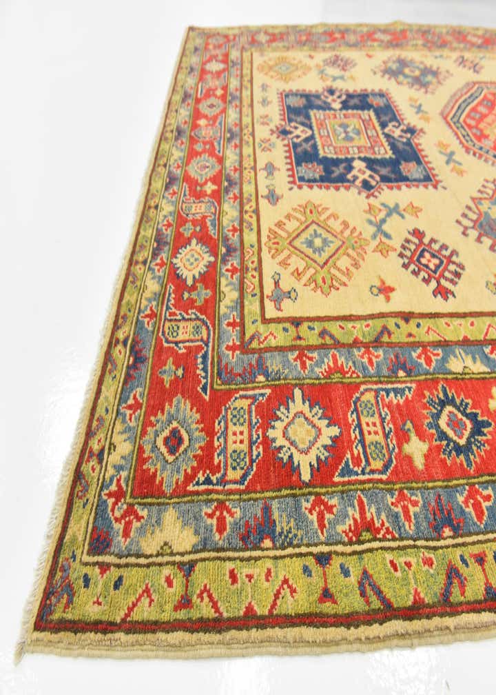 6' 5 x 9' 9 Hand Knotted Kazak Rug