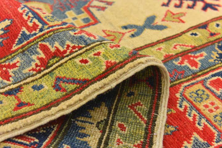 6' 5 x 9' 9 Hand Knotted Kazak Rug