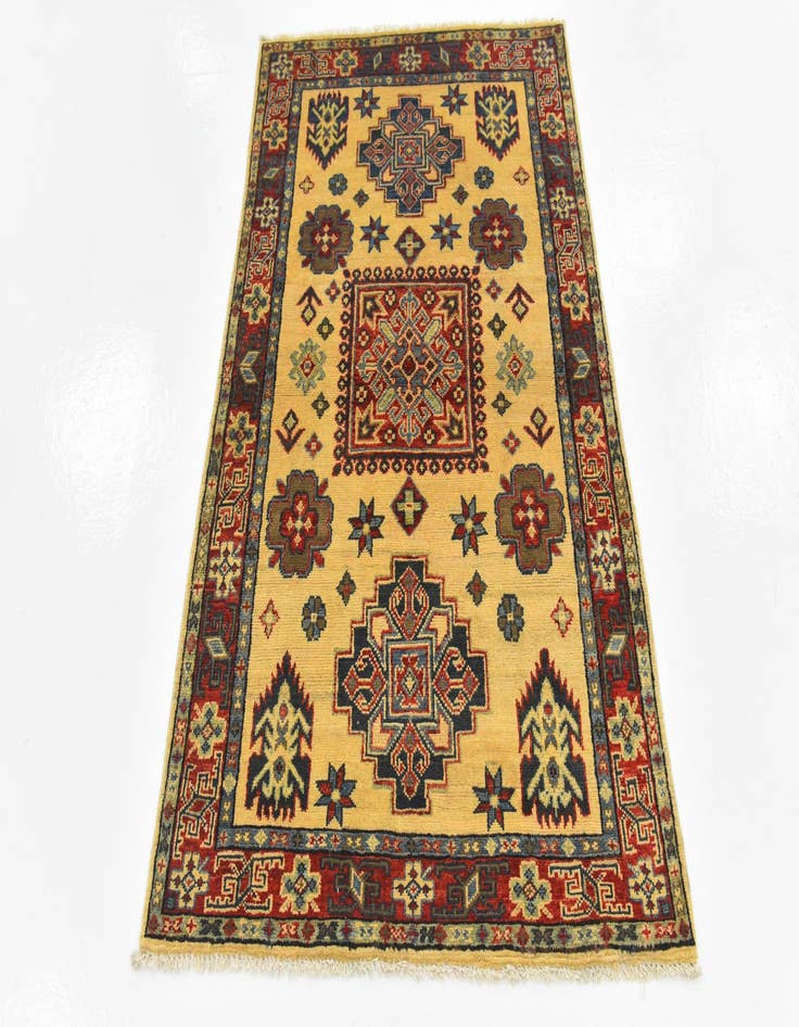 Detail image of 3' 1 x 4' 11  Hand Knotted Kazak Rug