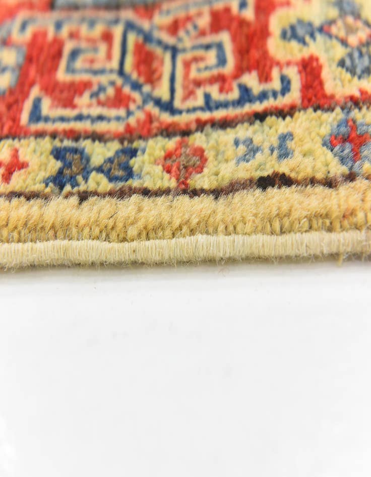 Detail image of 3' 1 x 4' 11  Hand Knotted Kazak Rug