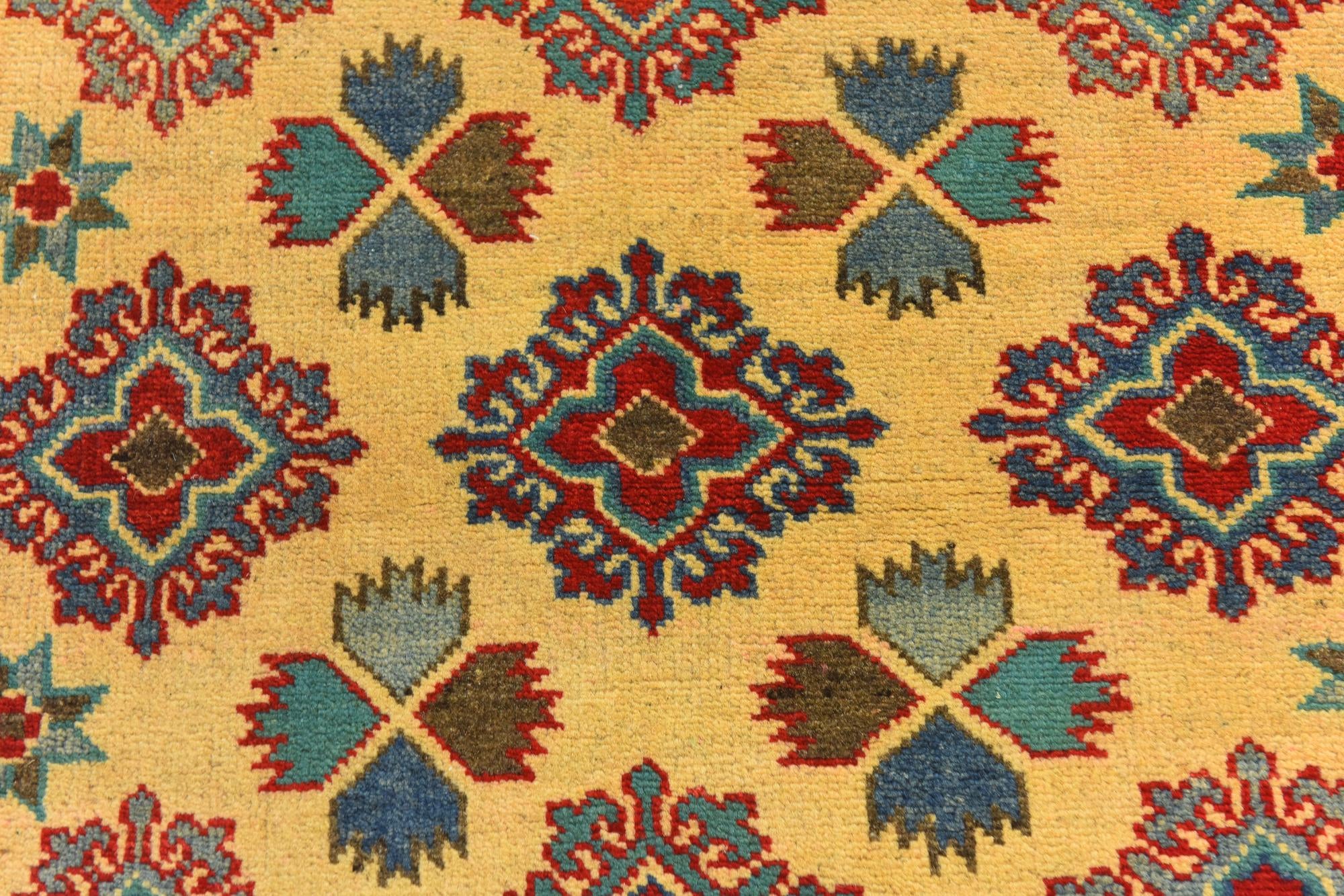 3' 3 x 4' 8 Hand Knotted Kazak Rug