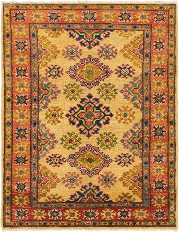 Detail image of 2' 8 x 4' 2 Hand Knotted Kazak Rug
