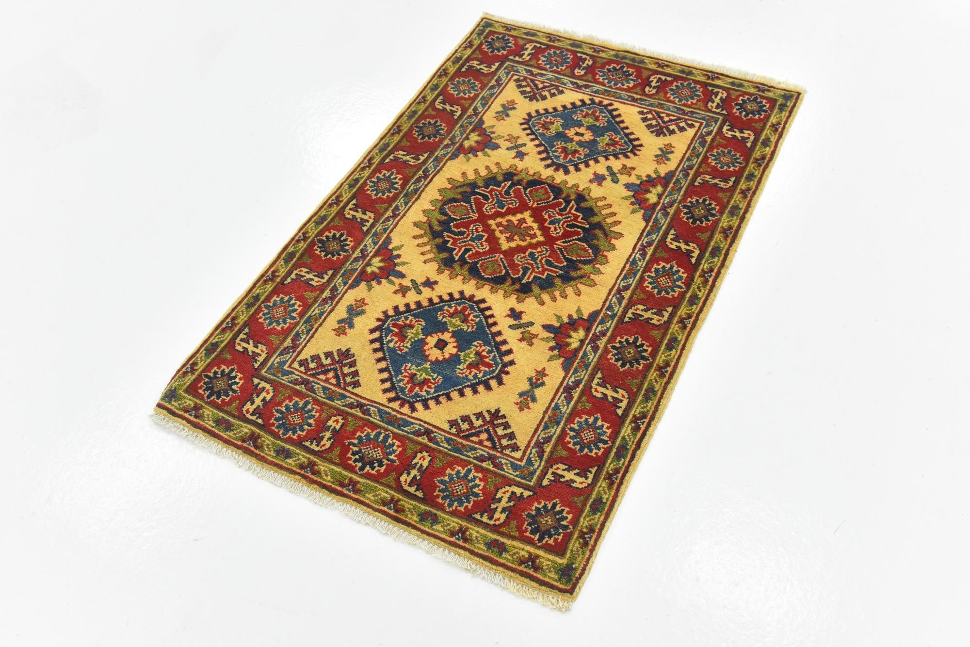 2' 7 x 4' 1 Hand Knotted Kazak Rug